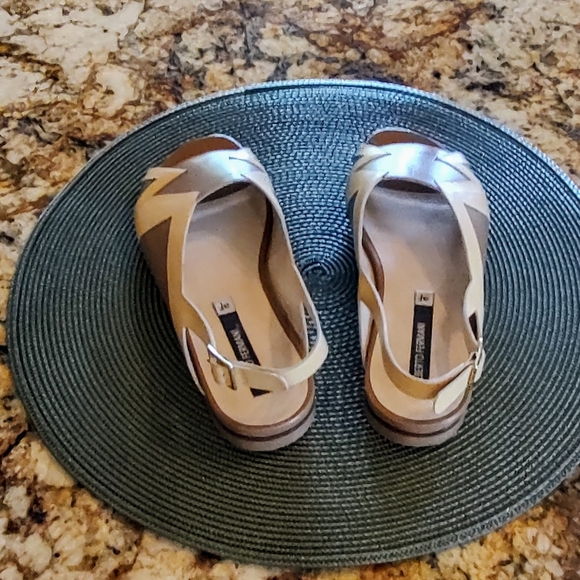 Women's Alberto Fermani Italian leather two tone sandals in fabulous cond EU 37 - Picture 9 of 14